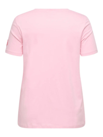 T-shirt Bolette in roze