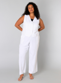 Gilet met pinstripe Uzra