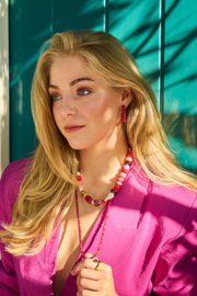 Necklace Playful Red