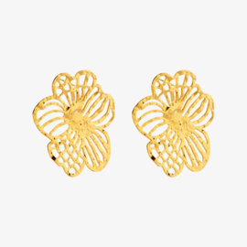 Oorbel Flower stripe