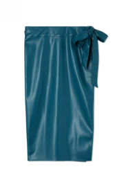 Jaspre Skirt Vegan leather Teal NFD