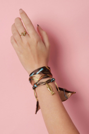 Sjaal armband/ketting Fishy