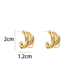 Oorbel Gold Elegant
