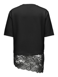  T-shirt met kant Lise
