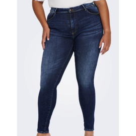High waist skinny jeans Maya Dark blue denim
