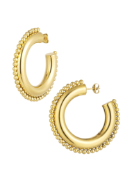 Oorbel round dots