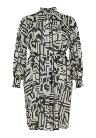 Jurk Graphic Black & White