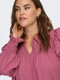 Blouse met smock Lida