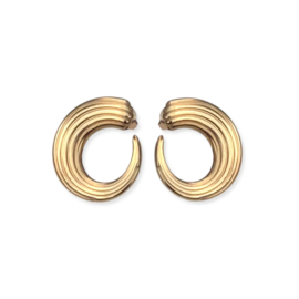 Earrings Golden Wave