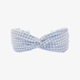 Haarband Blue Check