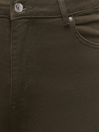 Wide leg jeans Willy in donkerbruin 32'