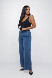 Fox Factor Denver Shore blue 32" - Wide leg jeans
