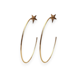 Earrings Golden Stars