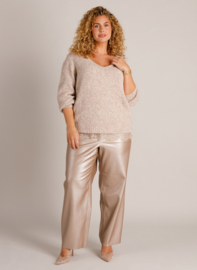 Vegan leather broek Zana