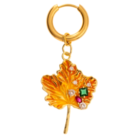 Maple Glow Earring