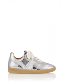 Poona sneaker shimmer metallic silver