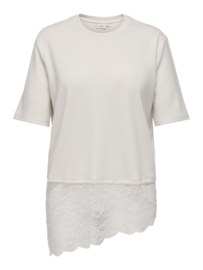  T-shirt met kant Lise