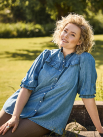ZOEY Denim blouse Vera