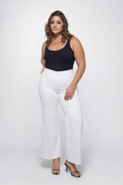 Fox Factor Dixi Off white 32" - Wide leg jeans