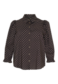 OX Blouse Cocoa Dots