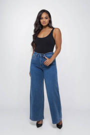 Fox Factor Denver Shore blue 32" - Wide leg jeans