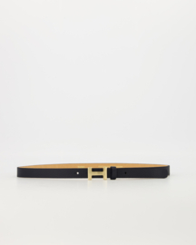 Leren riem met H sluiting small