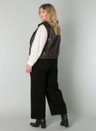 Vegan leather waistcoat Romaysa