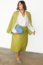 Jaspre Skirt Vegan leather Lime NFD