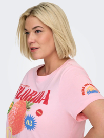 T-shirt Bolette in roze