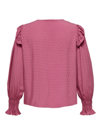 Blouse met smock Lida