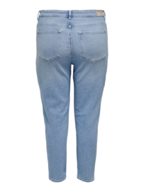 Straight ankle jeans Emily in lichtblauw