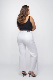 Fox Factor Dixi Off white 32" - Wide leg jeans