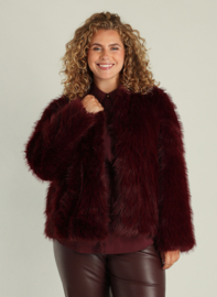 Faux fur jasje Giselle-Marie