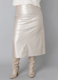 Vegan leather rok Talilah Silver