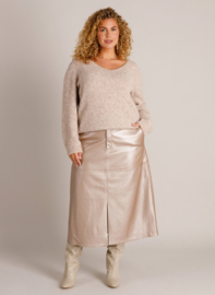 Vegan leather rok Hadia