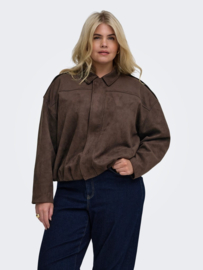 Faux suède bomberjack Moon-Stina