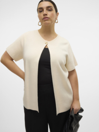 Dun gebreide top/vest Gold