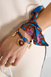 Sjaal armband/ketting Flower