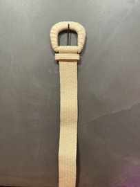 Elastische riem met vierkante buckle