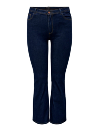 Only Sally flared jeans in dark blue 