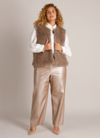 Vegan leather broek Zana