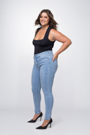 Fox Factor Niki Chicago Blue 32" - Skinny fit jeans