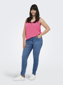 Hemdje Metta met kant in roze