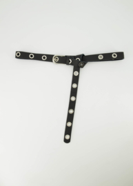 Leren riem met nestelgaten