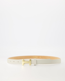 Leren riem met H sluiting small