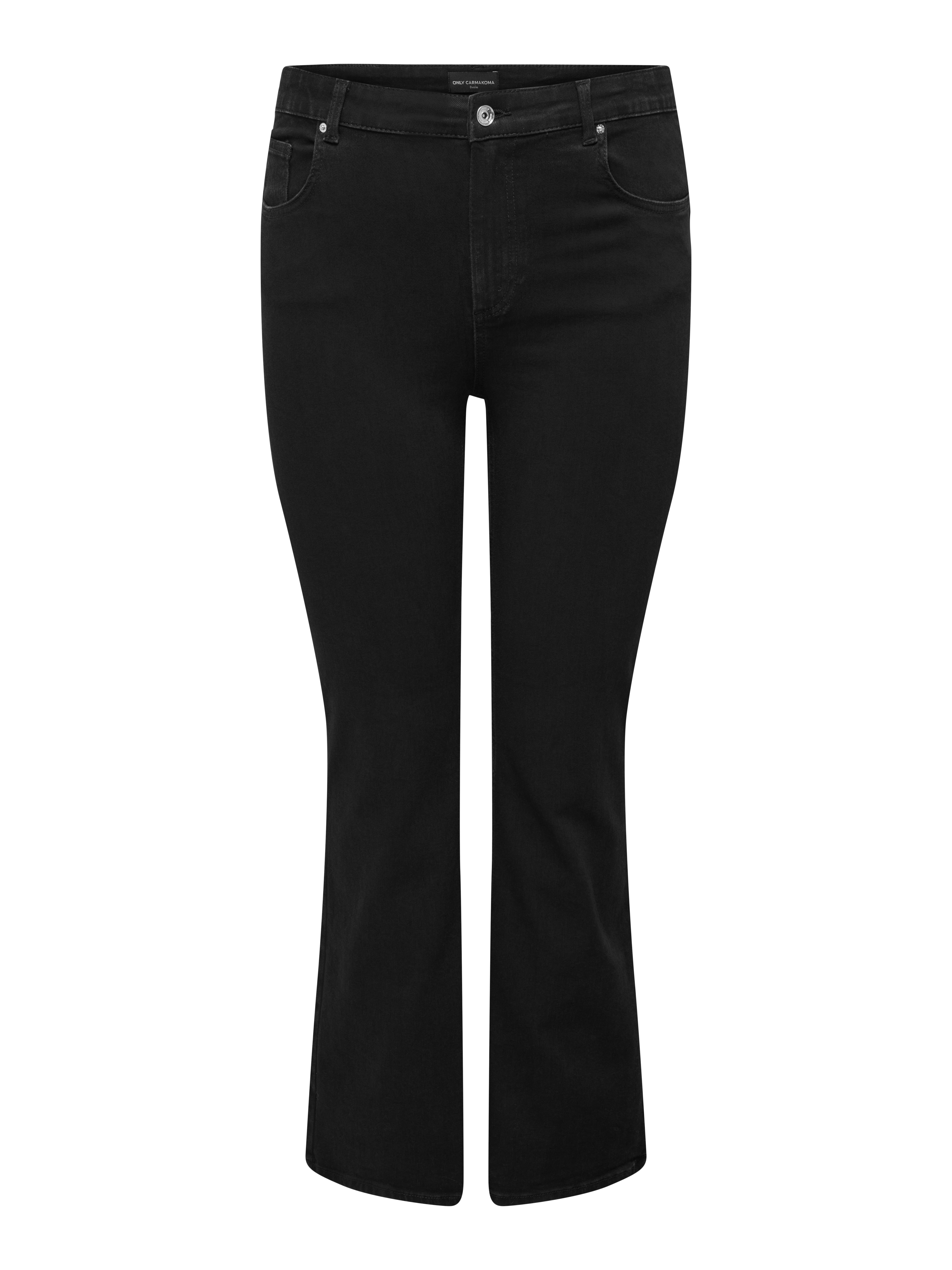 Willy flared jeans in zwart
