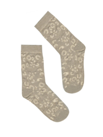 Socks Leopard - Nude
