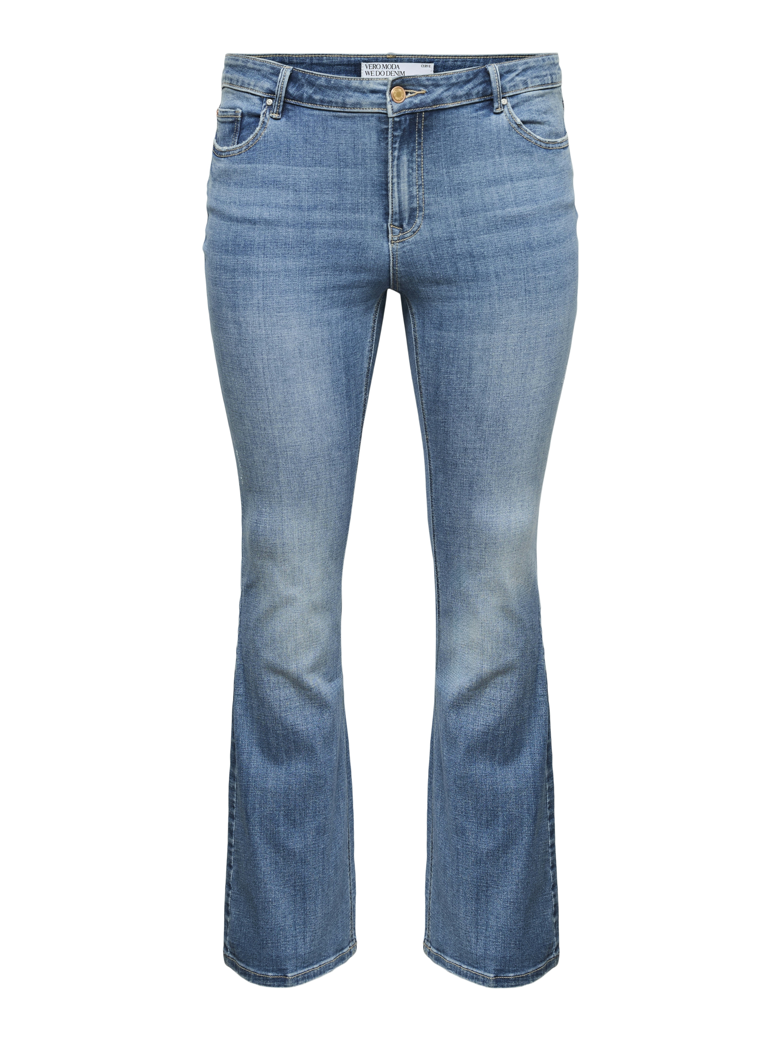 Mid rise jeans Flash Flared light blue