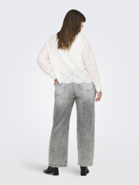 Willy light grey wide jeans in 32” & 34"