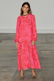 Valentine Animal Olive dress NFD
